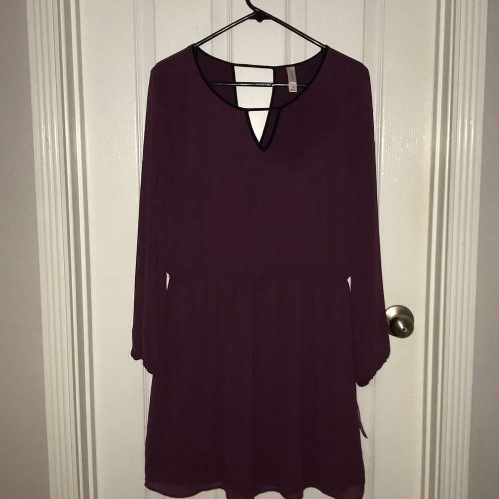 Xhilaration purple dress Size L, NWT